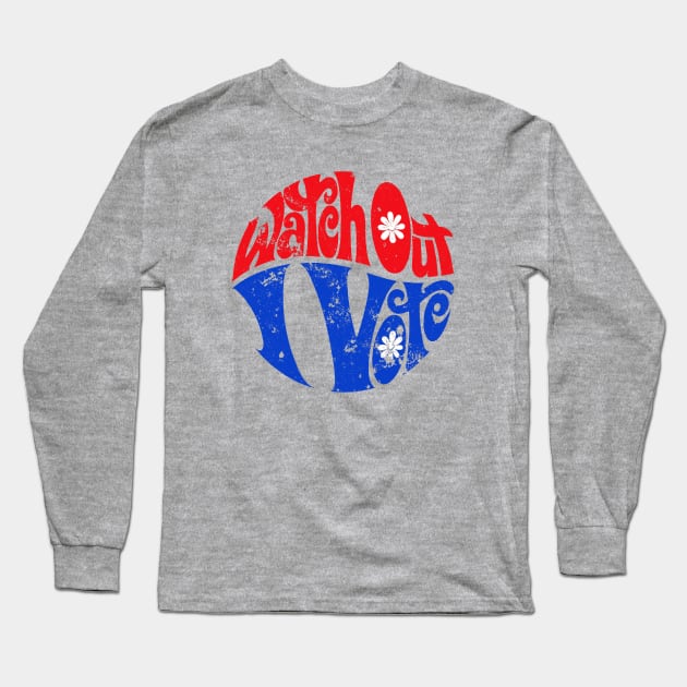 Vote Long Sleeve T-Shirt by retrorockit